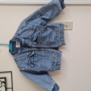 ZARA KIDS Warm Padded Denim Jacket Size 6-7